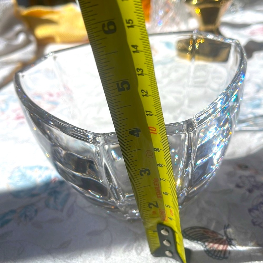 Vintage Tiffany  Crystal Bowl 6” signed - Picture 6 of 6